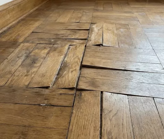 Parquet gonflé