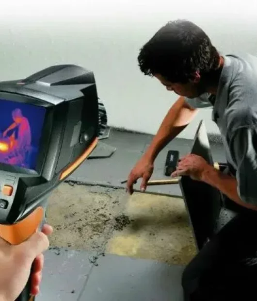 fuite est enterrée